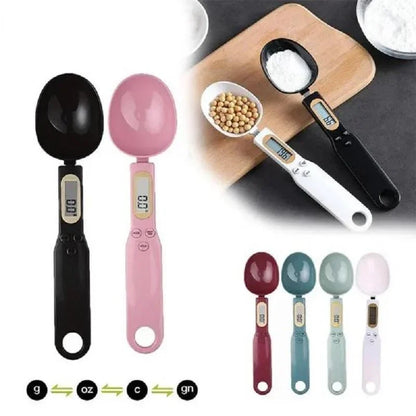 Digital Measuring Spoon Scale – 500g Capacity / 0.5g Precision – LCD Kitchen Scale for Cooking & Bakingen Tool for Milk Coffee Sugar Scale